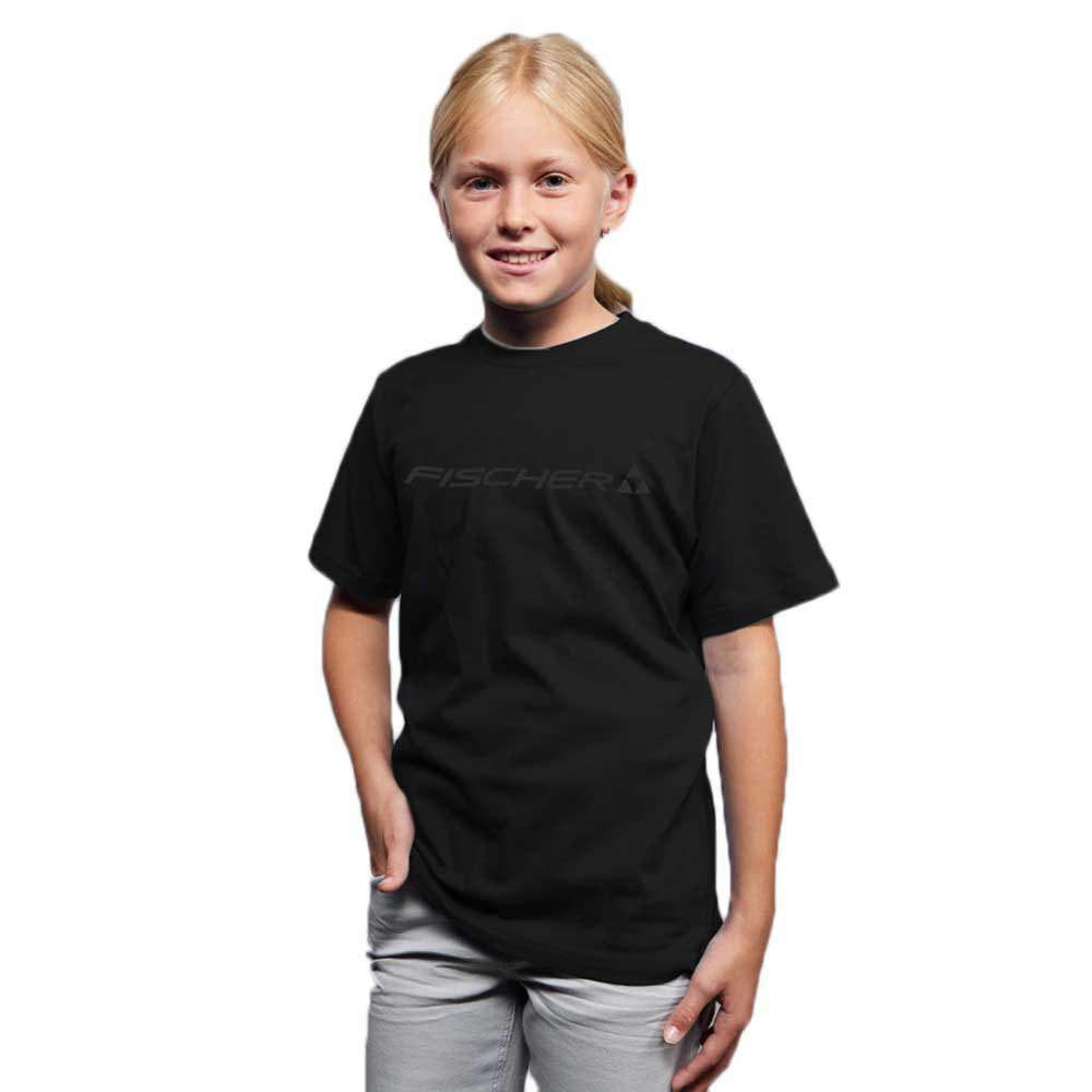 Fischer Big Logo Short Sleeve T-shirt Schwarz 152 cm Junge von Fischer