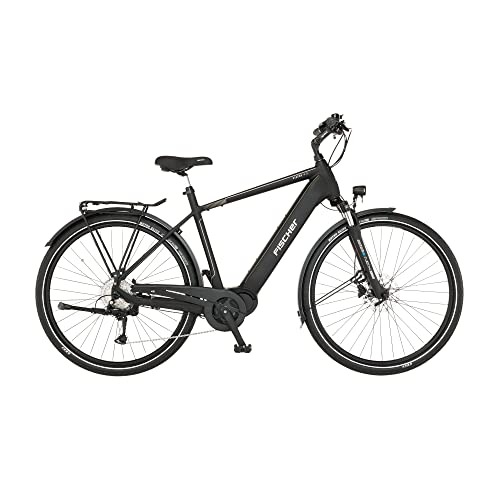 FISCHER E-Bike Trekking VIATOR 4.2i, Elektrofahrrad für Damen und Herren, RH 55 cm, Mittelmotor 80 Nm, 36 V Akku von Fischer