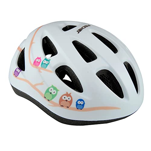 Fischer Kinder Fahrradhelm Eule Fahrrad-/Rad-/Rollerhelm, S/M von Fischer