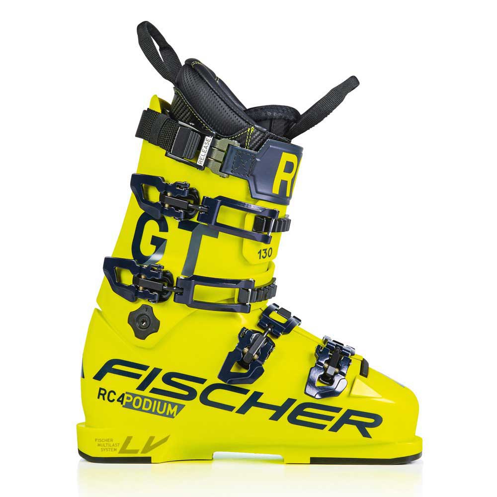 Fischer Rc4 Podium Gt 130 Vacuum Alpine Ski Boots Gelb 24.5 von Fischer