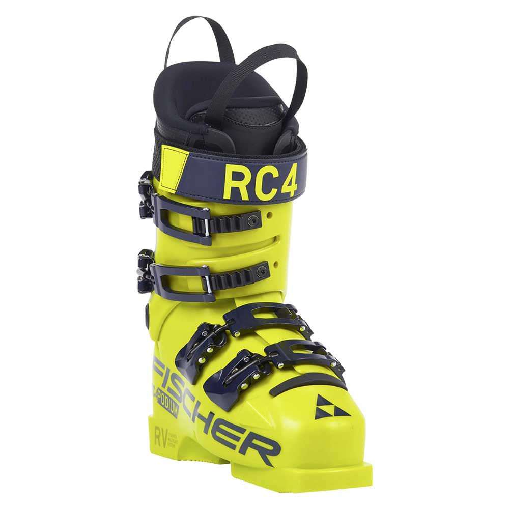 Fischer Rc4 Podium Lt 90 Alpine Ski Boots Gelb 25.5 von Fischer