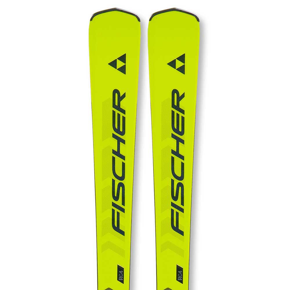 Fischer Rc4 Power Ti Ar+rs 10 Pr Alpine Skis Gelb 165 von Fischer