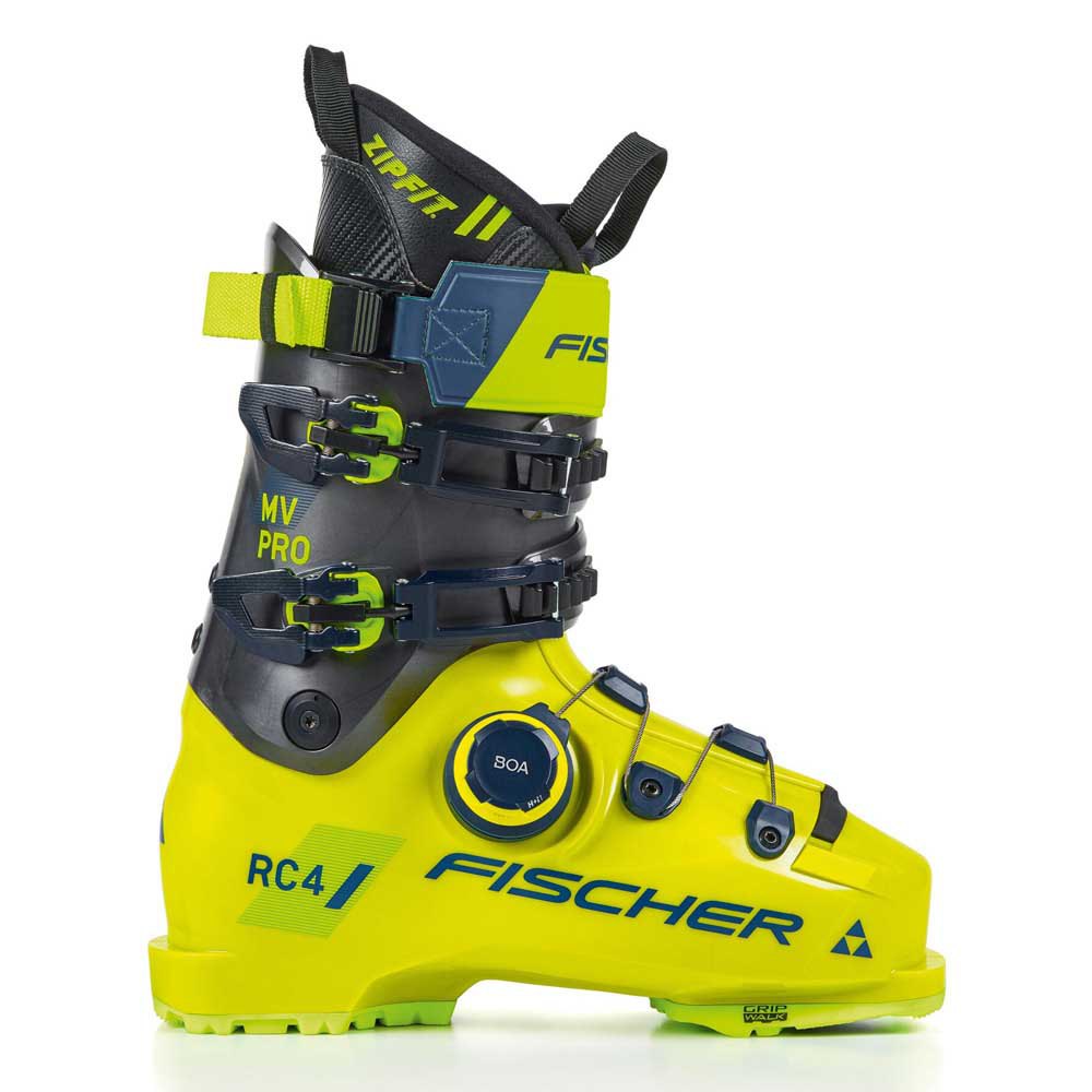 Fischer Rc4 Pro Mv Alpine Ski Boots Gelb 23.5 von Fischer