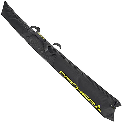 FISCHER Unisex -Erwachsene Eco Alpine Skitasche, schwarz-gelb, 160cm von Fischer