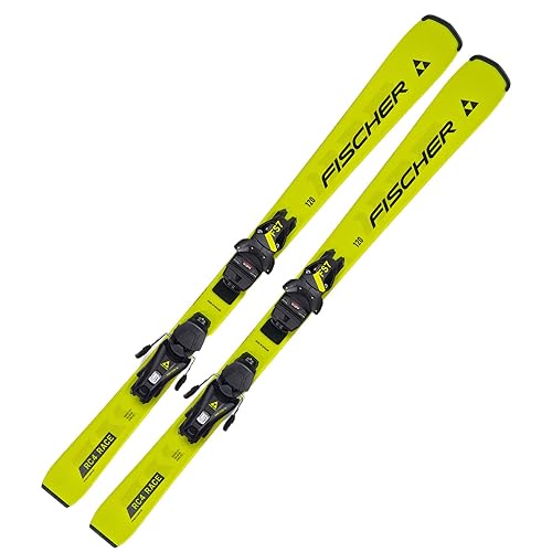 Kinderski Ski Alpinski Jugendski Juniorski - Fischer RC4 Race JRS - 150cm - inkl. Bindung FS7 CA JRS Z2-7,5 - Modell 2024 - All Mountain Ski für Anfänger von Fischer