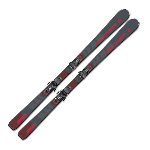 Ski Alpinski Carvingski On-Piste-Rocker - Fischer RC Fire SLR - 145cm - inkl. Bindung RS9 SLR Z2,5-9 - All Mountain Ski - geeignet für Einsteiger bis Fortgeschrittene von Fischer