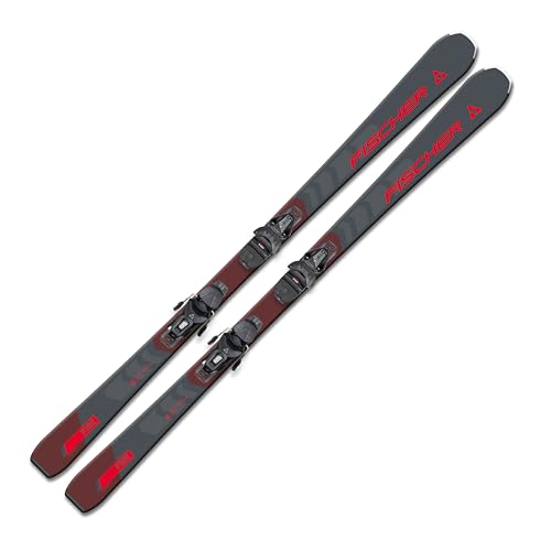 Ski Alpinski Carvingski On-Piste-Rocker - Fischer RC Fire SLR - 170cm - inkl. Bindung RS9 SLR Z2,5-9 - Modell 2024 - All Mountain Ski - geeignet für Einsteiger bis Fortgeschrittene von Fischer