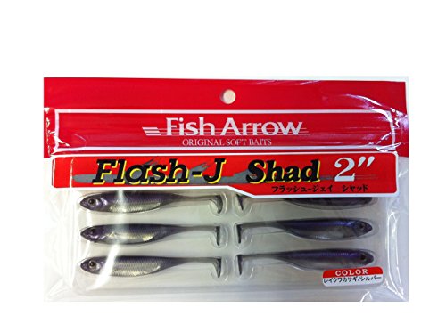 Fish Arrow Flash J Shad 2 Zoll Gummiköder, Lake Wakasagi/Aurora, 70 von Fish Arrow