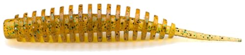 Fishup Tanta Gummiwürmer 2,5' 6,1cm - 8 Gummiköder, Fishup Farben:Caramel/Green & Black von FishUp