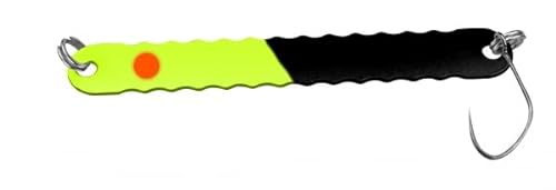 Fishing Tackle Max GmbH & Co. KG FTM Spoon Curl Kong (neon gelb - schwarz) von Fishing Tackle Max GmbH & Co. KG
