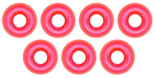 FTM Tungsten Perle Omura rundes Loch - Tungstenperlen, Farbe/Durchmesser/Inhalt:Fluo pink / 3.3mm / 7 Stück von FTM
