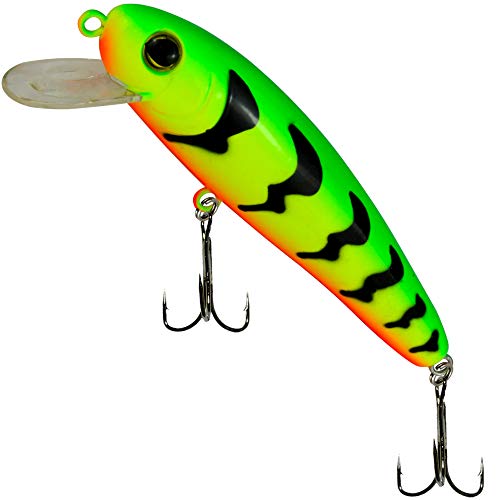 Fishing Tackle Max Unisex – Erwachsene 10C8900151C10 SEIKA Pr-Akita-Wobbler Farbe: Fire Tiger 11,0cm Programm von FTM, Bunt, Normal von Fishing Tackle Max