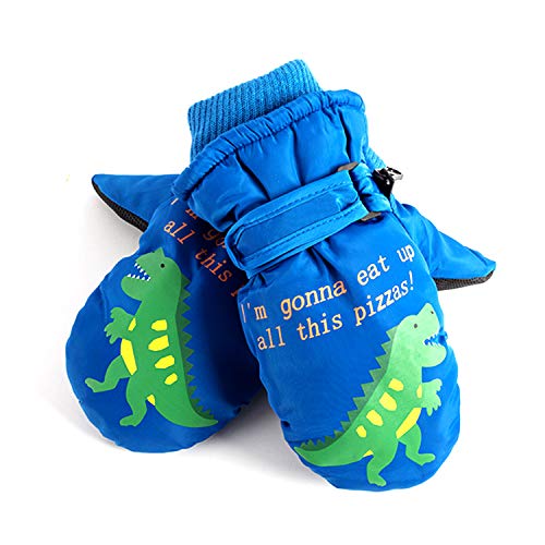 FitTrek Skihandschuhe Kinder Baby - Winterhandschuhe Fäustlinge Kinder Wasserdicht- Winter Handschuhe Jungen Mädchen für 3-12 Jahre von FitTrek