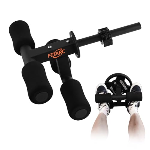 Fitarc Tib Bar, Tibialis Trainer, Knees Over Toes (2.5cm Hantelscheiben), Schienbeintrainer für Krafttraining und Beintraining die Stärkung der Waden/Schienbeine/Knöchel von Fitarc