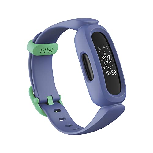 Fitbit Ace 3 Activity Tracker for Kids with Animated Clock Faces, Up to 8 days battery life & water resistant up to 50 m,Blue/Green von Fitbit