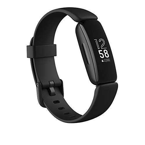 Fitbit Inspire 2 Gesundheits- & Fitness-Tracker mit einer 1-Jahres-Testversion Fitbit Premium, kontinuierlicher Herzfrequenzmessung & bis zu 10 Tagen Akkulaufzeit, Schwarz von Fitbit
