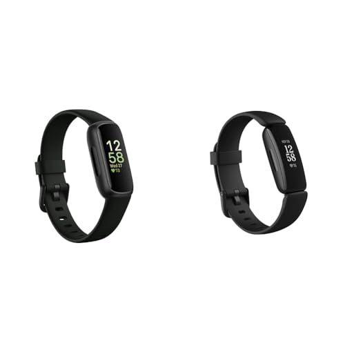 Fitbit Inspire 3 by Google – Gesundheits- & Fitness-Tracker Damen/Herren & Inspire 2 Gesundheits- & Fitness-Tracker mit Einer 1-Jahres-Testversion Premium von Fitbit