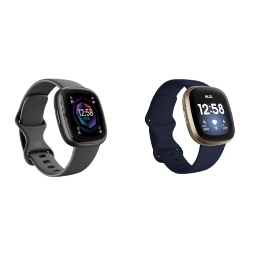 Fitbit Sense 2 by Google – Smartwatch Damen/Herren & Versa 3 Health & Fitness Smartwatch with 6-Months Premium Membership Included von Fitbit