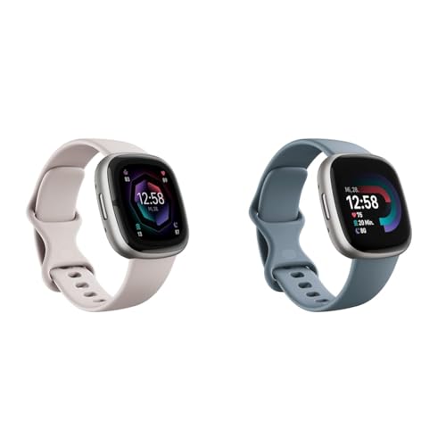 Fitbit Sense 2 by Google – Smartwatch Damen/Herren & Versa 4 by Google – Smartwatch Damen/Herren von Fitbit