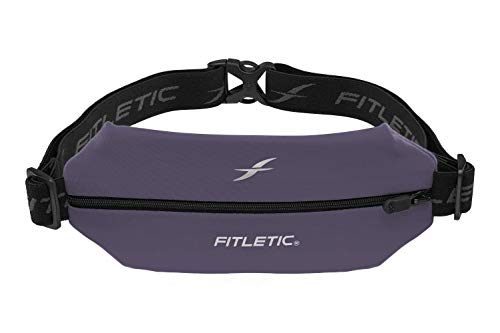 Fitletic - Mini Sport Gürtel-Läufer Tasche, Laufgürtel für Handy, Ausweise und Kreditkarten Handyhalter für iPhone 13 Pro, S22+ Erweiterbare Lycra-Lauftasche mit verstellbarem Band von Fitletic