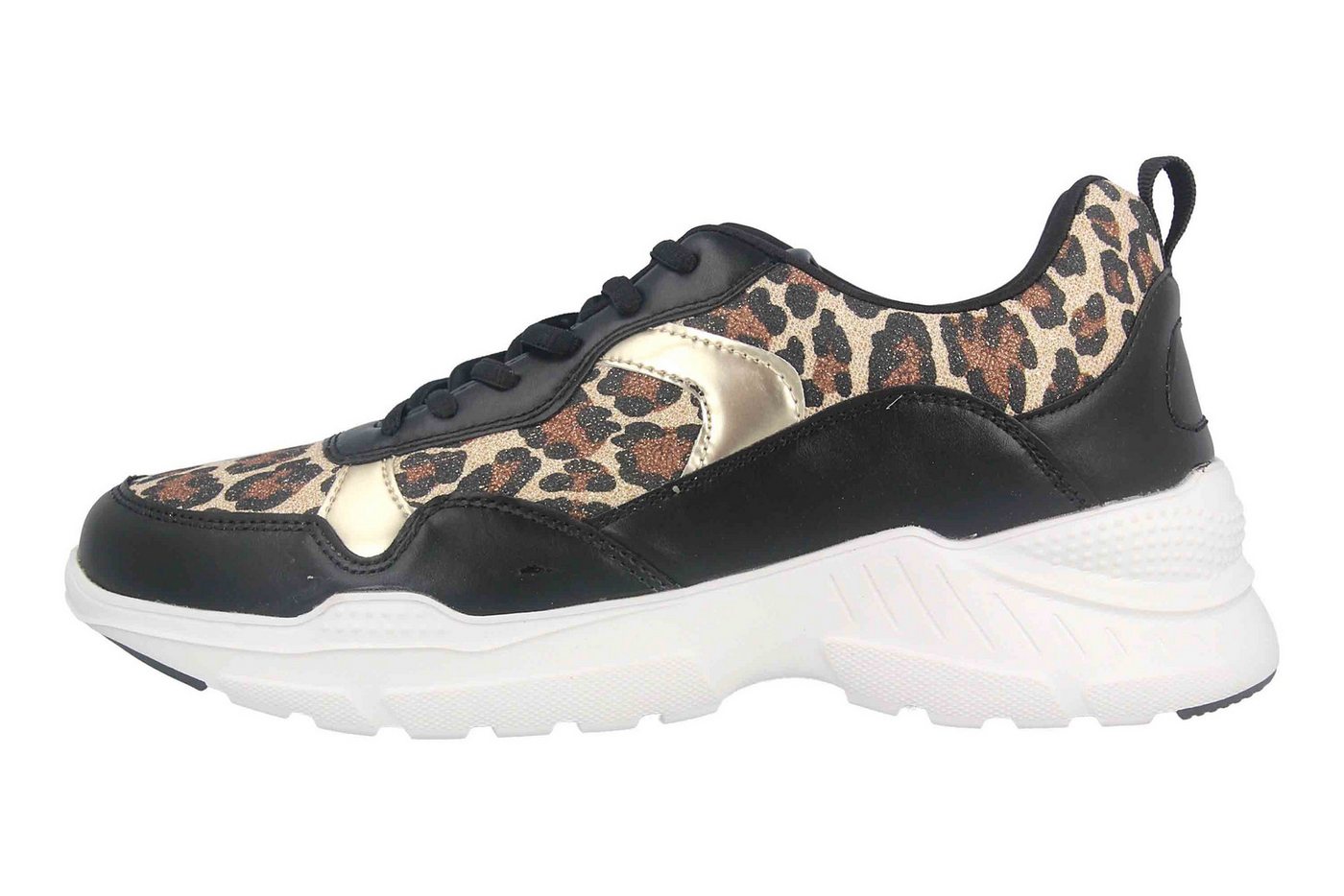 Fitters Footwear 2.739601 Gold Leopard Sneaker von Fitters Footwear