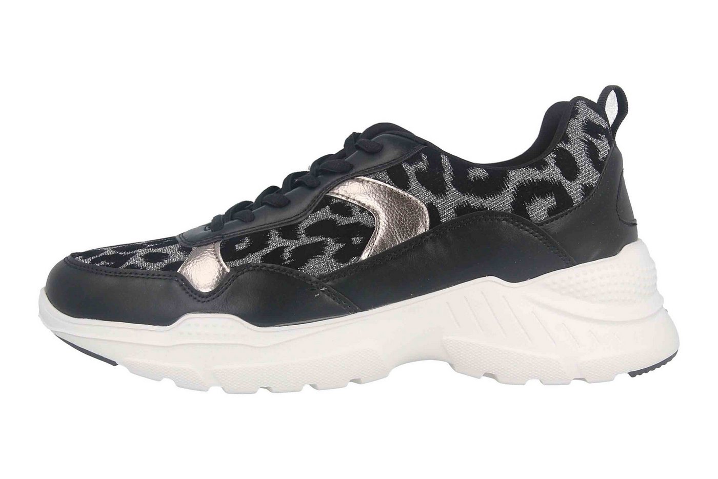 Fitters Footwear 2.739601 Pewter Leopard Sneaker von Fitters Footwear
