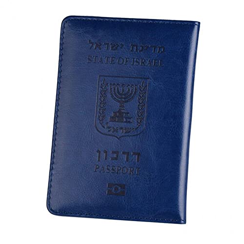 Fituenly Reise Pu Leder Israel Passabdeckung Hülle Wallet Männer Womens Israeli Kreditkartenhalter Beschützer Hülle von Fituenly