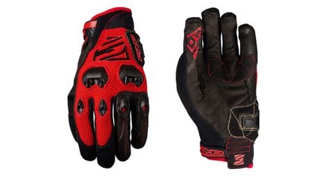 funf dh lange handschuhe rot schwarz von Five Gloves