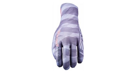 lange handschuhe five gloves mistral infinium stretch camouflage grau   rot von Five Gloves