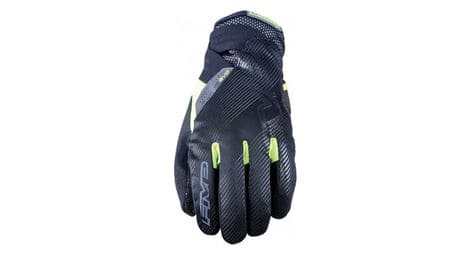 winterhandschuhe five gloves wp warm evo schwarz   fluo gelb von Five Gloves