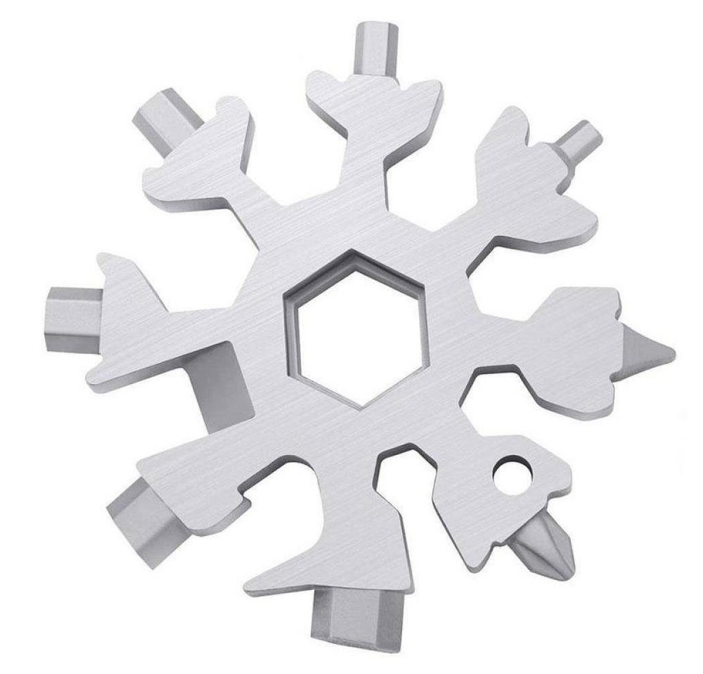 Fivejoy Steckschlüssel Schneeflocken-Multi-Werkzeug, tragbares Multifunktionswerkzeug von Fivejoy
