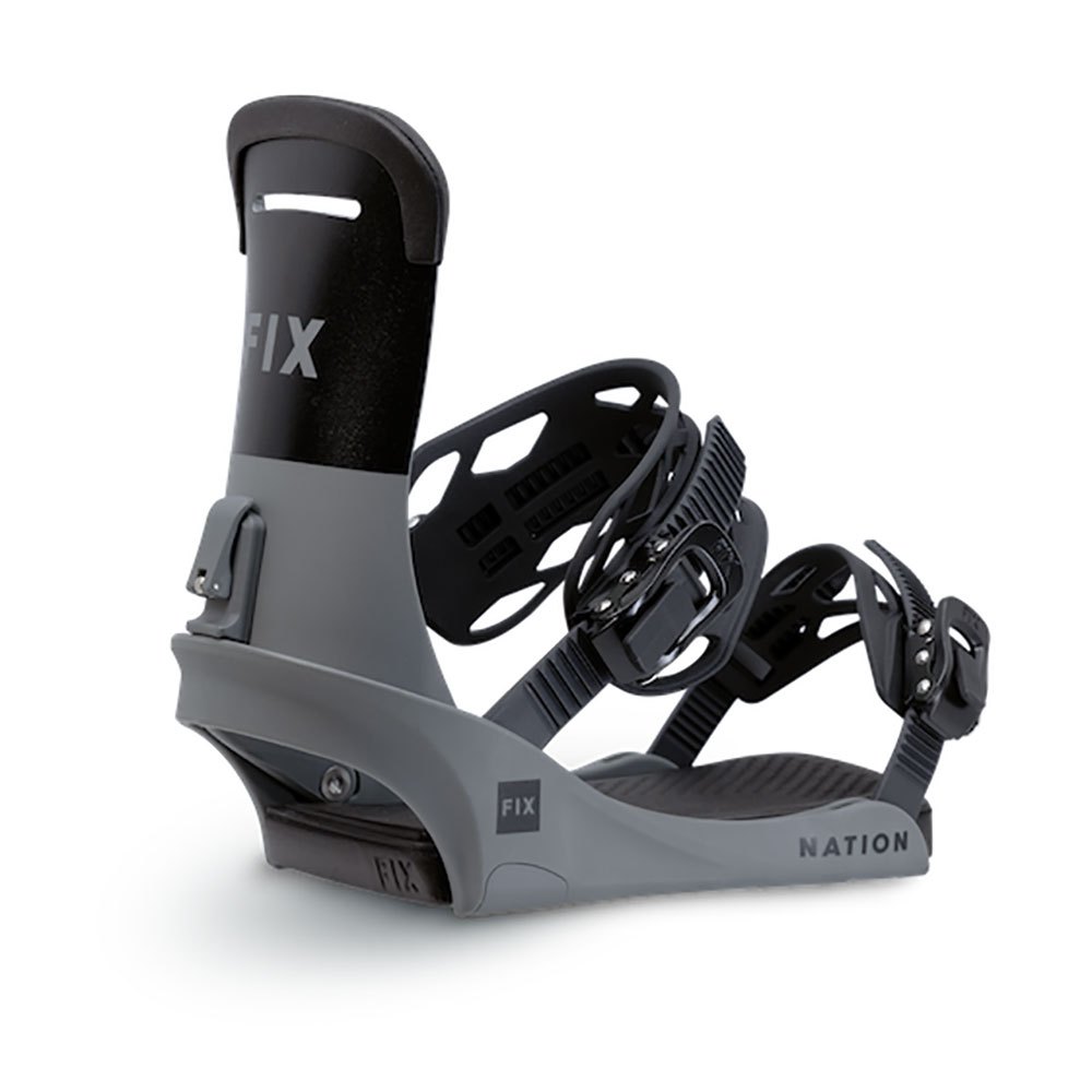 Fix Bindings Nation Series Snowboard Bindings Grau L von Fix Bindings