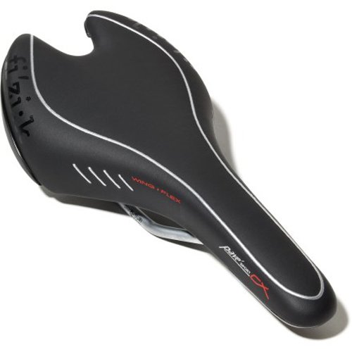 Fizik Pave CX Wing Flex Sport Fahrradsattel (Schwarz) von Fizik