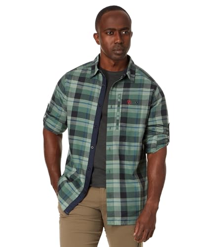 Fjällräven Herren Fjällglim Shirt, Deep Patina/Dark Navy, M von Fjällräven
