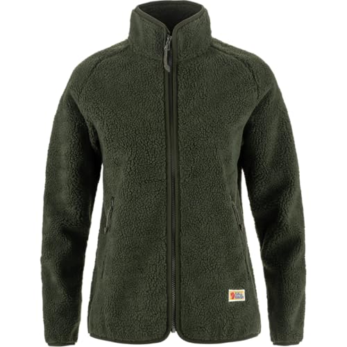Fjällräven Damen Vardag Pile Fleecejacke, Deep Forest, XL von Fjällräven