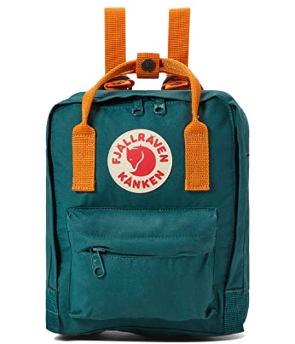 Fjallraven 23561 Kånken Mini Sports backpack Unisex Arctic Green-Spicy Orange OneSize von Fjallraven