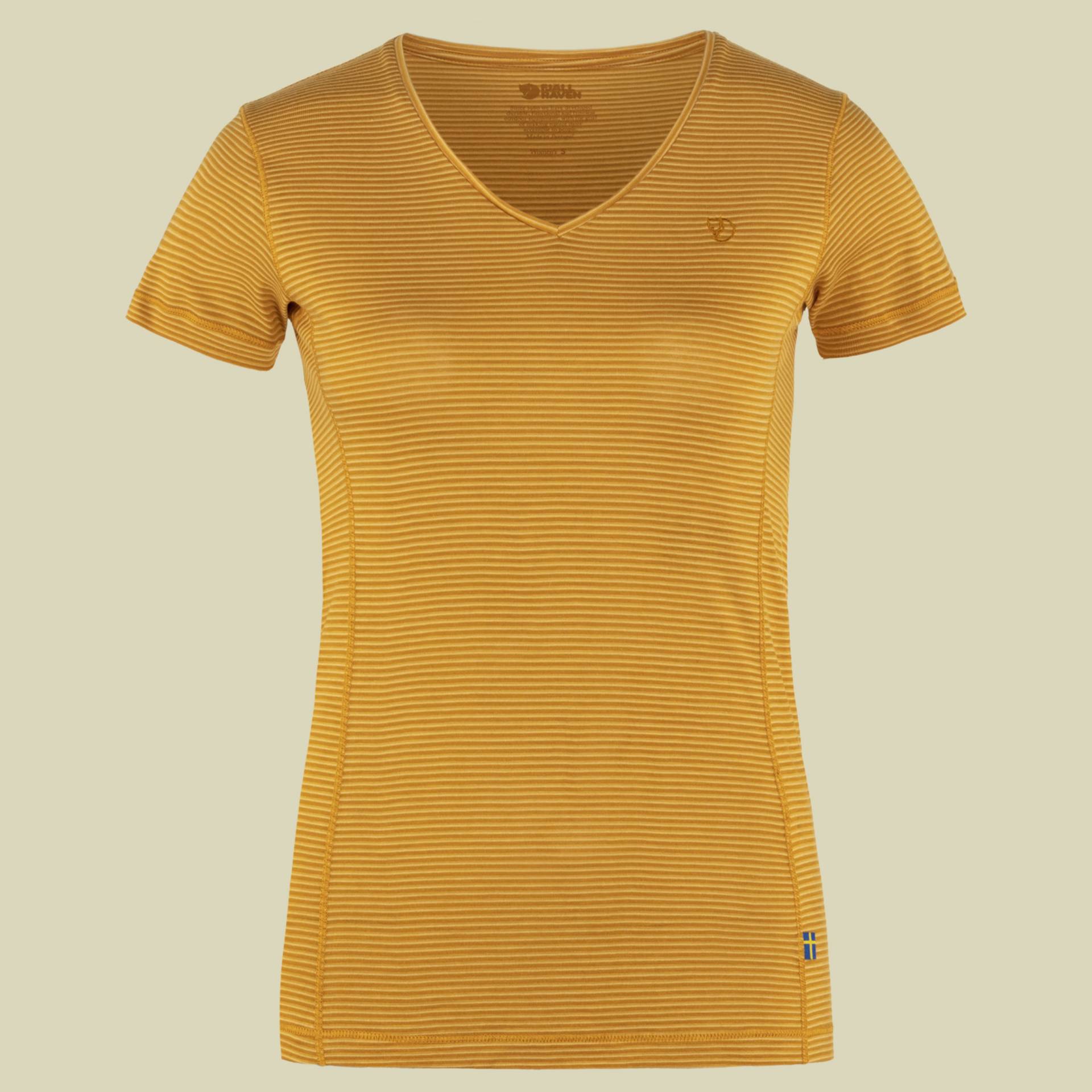 Abisko Cool T-Shirt Women Größe XS Farbe mustard yellow von Fjällräven