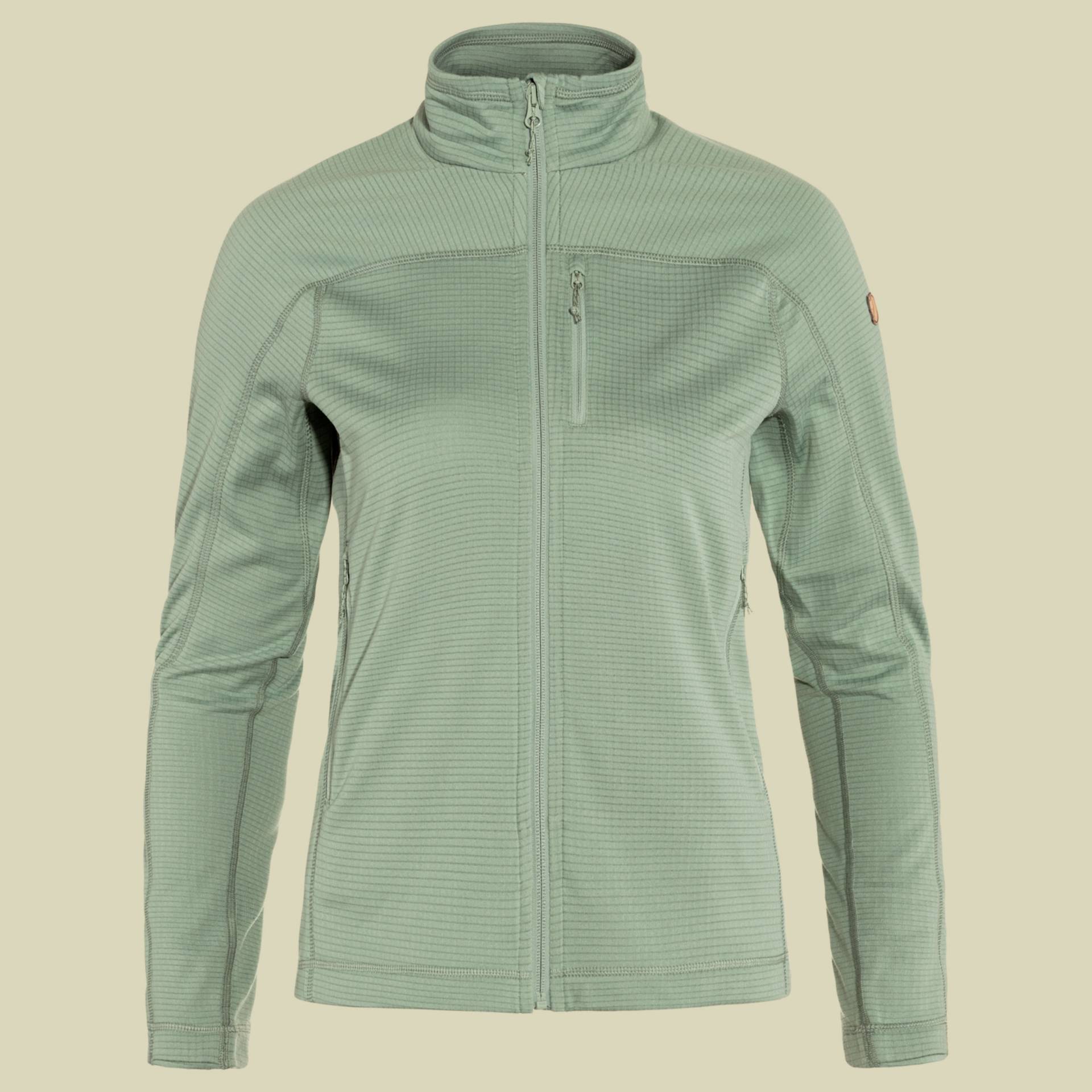 Abisko Lite Fleece Jacket Women Größe S Farbe misty green von Fjällräven