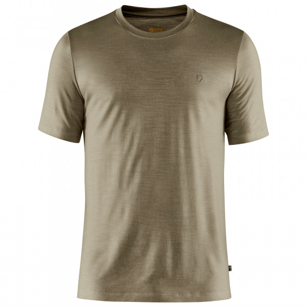 Fjällräven - Abisko Wool S/S - T-Shirt Gr XL beige von Fjällräven
