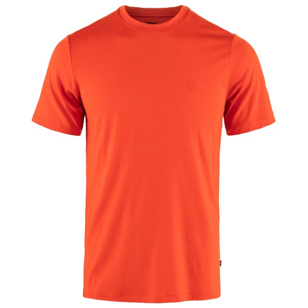 Fjällräven - Abisko Wool S/S - T-Shirt Gr XL rot von Fjällräven