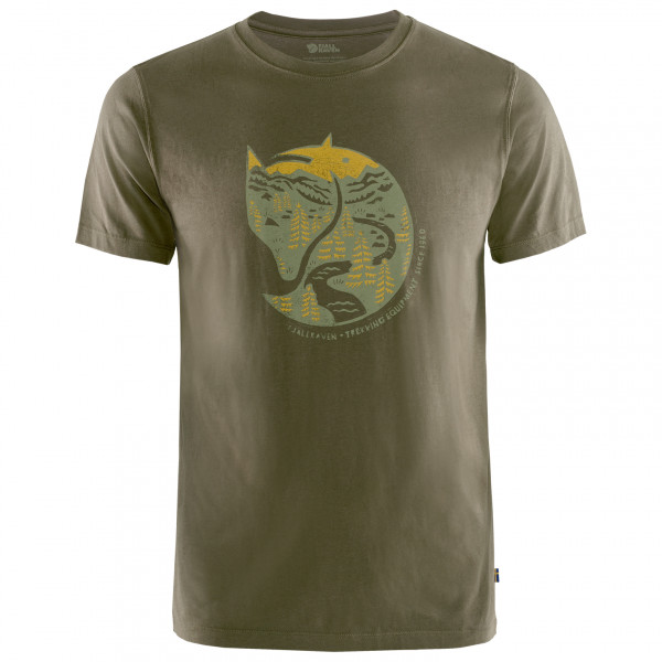 Fjällräven - Arctic Fox - T-Shirt Gr L oliv von Fjällräven
