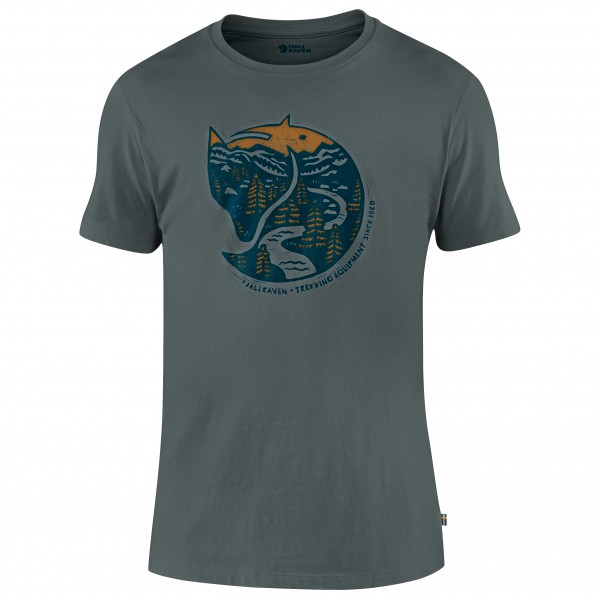 Fjällräven - Arctic Fox - T-Shirt Gr M grau von Fjällräven