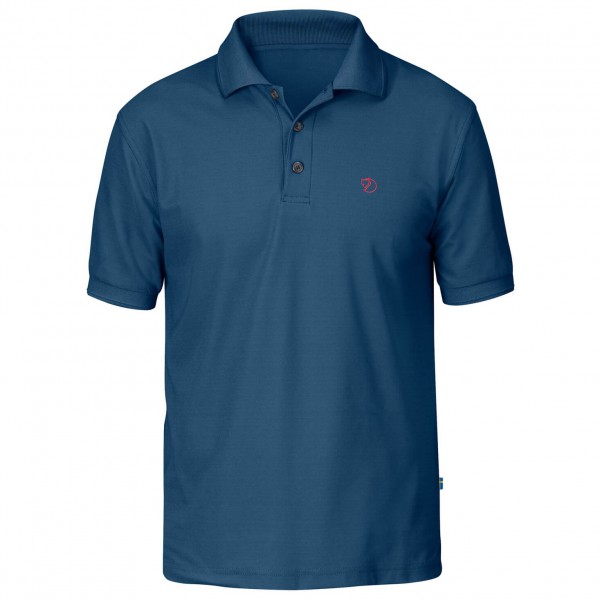 Fjällräven - Crowley Piqué Shirt - Polo-Shirt Gr M blau von Fjällräven