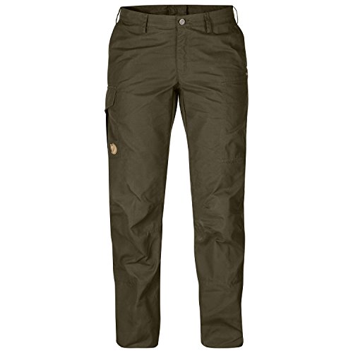 Fjällräven Damen Karla Pro Hose, Dark Olive, 38 (S) von Fjäll Räven