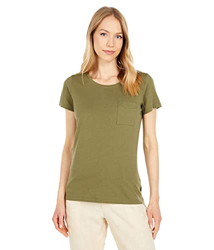 Fjällräven Damen Övik T-shirt W T Shirt, Grün, S EU von Fjällräven