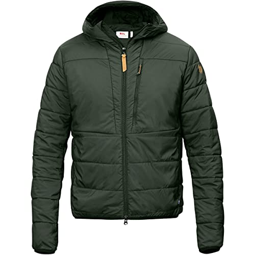FJÄLLRÄVEN F82413-662 Keb Padded Hooded-Jacket Men, Deep Forest, M von Fjällräven