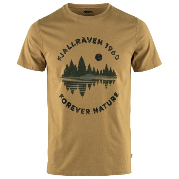 Fjällräven - Forest Mirror T-Shirt - T-Shirt Gr M beige von Fjällräven