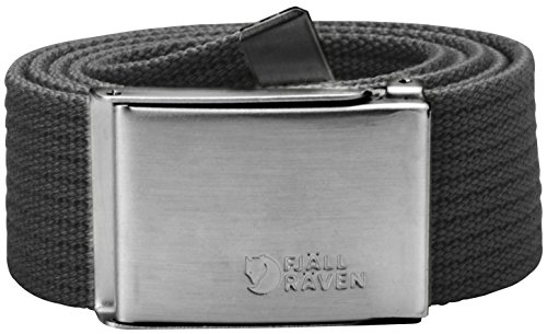 Fjällräven Gürtel Canvas Belt, Grau (Dark Grey 030), Einheitsgröße von Fjäll Räven