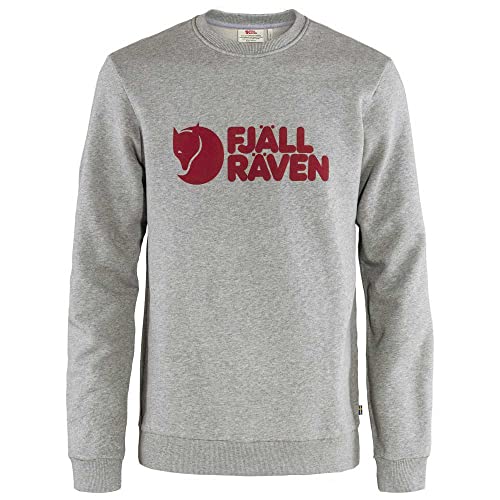 Fjallraven Fjällräven Herren Fjällräven Logo Sweater M Sweatshirt, Grey-melange, L EU von Fjallraven