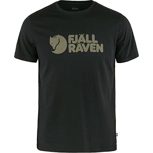 Fjällräven Herren Fjällräven Logo T-shirt M T Shirt, Schwarz, XL EU von Fjällräven